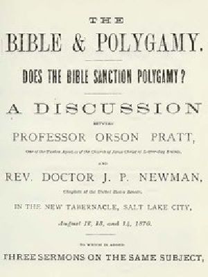 [Gutenberg 51140] • The Bible and Polygamy: Does the Bible Sanction Polygamy?